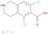 5,7-Dichloro-1,2,3,4-tetrahydroisoquinoline-6-carboxylic acid hydrochloride