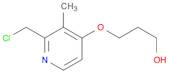 2-chloromethyl-4-(3-hydroxypropoxy)-3-methylpyridine