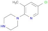 1-(5-Chloro-3-methyl-2-pyridinyl)piperazine