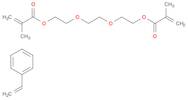 2-Propenoic acid, 2-methyl-, 1,1′-[1,2-ethanediylbis(oxy-2,1-ethanediyl)] ester, polymer with ethenylbenzene