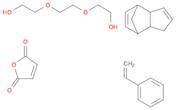 2,5-Furandione, polymer with 2,2′-[1,2-ethanediylbis(oxy)]bis[ethanol], ethenylbenzene and 3a,4,7,7a-tetrahydro-4,7-methano-1H-indene