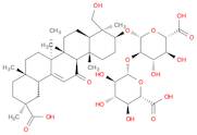 β-D-Glucopyranosiduronic acid, (3β,4β,20β)-20-carboxy-23-hydroxy-11-oxo-30-norolean-12-en-3-yl 2-O-β-D-glucopyranuronosyl-