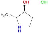3-Pyrrolidinol, 2-methyl-, hydrochloride (1:1), (2R,3S)-