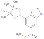 1H-Indole-6-carboxylic acid, 4-(4,4,5,5-tetramethyl-1,3,2-dioxaborolan-2-yl)-, methyl ester