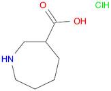 1H-Azepine-3-carboxylic acid, hexahydro-, hydrochloride (1:1)