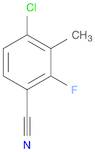 Benzonitrile, 4-chloro-2-fluoro-3-methyl-