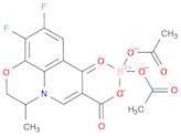 Boron, bis(acetato-κO)[9,10-difluoro-2,3-dihydro-3-methyl-7-(oxo-κO)-7H-pyrido[1,2,3-de]-1,4-benzoxazine-6-carboxylato-κO6]-, (T-4)-