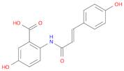 Benzoic acid, 5-hydroxy-2-[[(2E)-3-(4-hydroxyphenyl)-1-oxo-2-propen-1-yl]amino]-