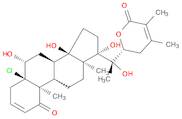 Ergosta-2,24-dien-26-oic acid, 5-chloro-6,14,17,20,22-pentahydroxy-1-oxo-, δ-lactone, (5α,6β,17α...