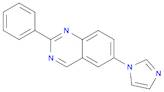 Quinazoline, 6-(1H-imidazol-1-yl)-2-phenyl-