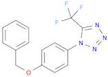 1H-Tetrazole, 1-[4-(phenylmethoxy)phenyl]-5-(trifluoromethyl)-
