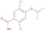 Benzoic acid, 2,5-dichloro-4-(difluoromethoxy)-