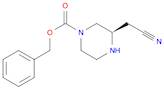 1-Piperazinecarboxylic acid, 3-(cyanomethyl)-, phenylmethyl ester, (3R)-