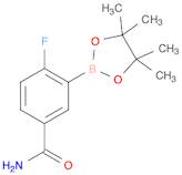 4-Fluoro-3-(4,4,5,5-tetramethyl-[1,3,2]dioxaborolan-2-yl)-benzamide
