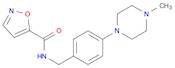 N-(4-(4-Methylpiperazin-1-yl)benzyl)isoxazole-5-carboxamide