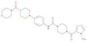 4-(1-methyl-1H-pyrrole-2-carbonyl)-N-{4-[4-(morpholine-4- carbonyl)piperidin-1-yl]phenyl}piperazine-1-carboxamide