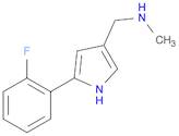 1-(5-(2-Fluorophenyl)-1H-pyrrol-3-yl)-N-methylmethanamine
