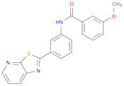 3-methoxy-N-(3-{[1,3]thiazolo[5,4-b]pyridin-2-yl}phenyl)benzamide