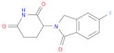 3-(5-fluoro-1-oxoisoindolin-2-yl)piperidine-2,6-dione