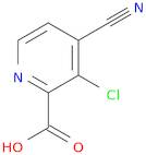 3-Chloro-4-cyanopicolinic acid