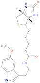 rel-N-(2-(5-Methoxy-1H-indol-3-yl)ethyl)-5-((3aR,4R,6aS)-2-oxohexahydro-1H-thieno[3,4-d]imidazol-4…