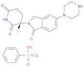(S)-3-(1-Oxo-5-(piperazin-1-yl)isoindolin-2-yl)piperidine-2,6-dione benzenesulfonate