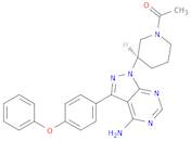 (R)-1-(3-(4-Amino-3-(4-phenoxyphenyl)-1H-pyrazolo[3,4-d]pyrimidin-1-yl)piperidin-1-yl)ethan-1-one (Ibrutinib Impurity)