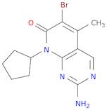 2-Amino-6-bromo-8-cyclopentyl-5-methylpyrido[2,3-d]pyrimidin-7(8H)-one