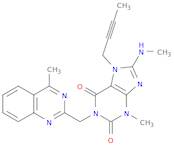 7-(But-2-yn-1-yl)-3-methyl-8-(methylamino)-1-((4-methylquinazolin-2-yl)methyl)-1H-purine-2,6(3H,7H…