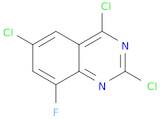 2,4,6-trichloro-8-fluoro-quinazoline