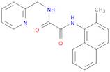 N1-(2-Methylnaphthalen-1-yl)-N2-(pyridin-2-ylmethyl)oxalamide