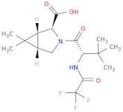 (1R,2S,5S)-3-((S)-3,3-Dimethyl-2-(2,2,2-trifluoroacetamido)butanoyl)-6,6-dimethyl-3-azabicyclo[3.1.0]hexane-2-carboxylic acid