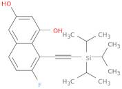 7-fluoro-8-{2-[tris(propan-2-yl)silyl]ethynyl}naphthalene-1,3-diol