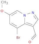 4-Bromo-6-methoxypyrazolo[1,5-a]pyridine-3-carbaldehyde