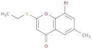8-bromo-2-ethylsulfanyl-6-methyl-chromen-4-one