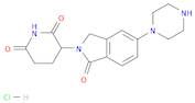 3-(1-oxo-5-(piperazin-1-yl)isoindolin-2-yl)piperidine-2,6-dione hydrochloride