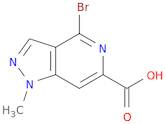 4-bromo-1-methyl-pyrazolo[4,3-c]pyridine-6-carboxylic acid