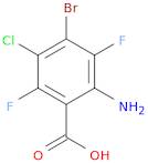 2-Amino-4-bromo-5-chloro-3,6-difluorobenzoic acid