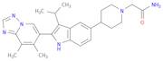 2-(4-(2-(7,8-Dimethyl-[1,2,4]triazolo[1,5-a]pyridin-6-yl)-3-isopropyl-1H-indol-5-yl)piperidin-1-yl)acetamide