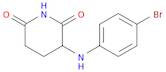 3-((4-Bromophenyl)amino)piperidine-2,6-dione
