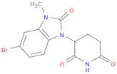 3-(5-Bromo-3-methyl-2-oxo-2,3-dihydro-1H-benzo[d]imidazol-1-yl)piperidine-2,6-dione