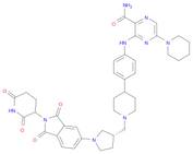 2-Pyrazinecarboxamide, 3-[[4-[1-[[(3S)-1-[2-(2,6-dioxo-3-piperidinyl)-2,3-dihydro-1,3-dioxo-1H-isoindol-5-yl]-3-pyrrolidinyl]methyl]-4-piperidinyl]phenyl]amino]-5-(1-piperidinyl)-