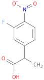 2-(3-Fluoro-4-nitrophenyl)propanoic acid