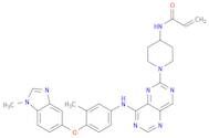 N-(1-(8-((3-methyl-4-((1-methyl-1H-benzo[d]imidazol-5-yl)oxy)phenyl)amino)pyrimido[5,4-d]pyrimidin-2-yl)piperidin-4-yl)acrylamide