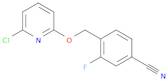 4-(((6-Chloropyridin-2-yl)oxy)methyl)-3-fluorobenzonitrile