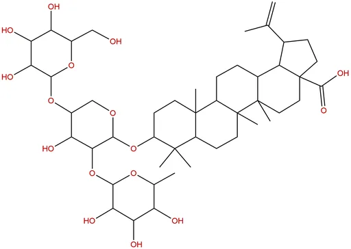 Betulinic acid 3β-O-α-L-rhamnopyranosyl