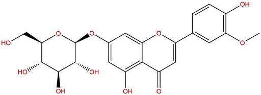 Chrysoeriol-7-O-β-D-glucopyranoside