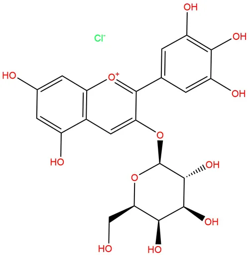 Delphinidin-3-O-galactoside chloride