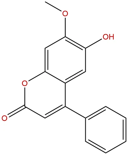 6-Hydroxy-7-methoxy-4-phenylcoumarin