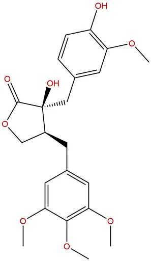 (8S,8'S)-4',8'-dihydroxy-3,3',4,5-tertramethoxylignan-9,9'-olide